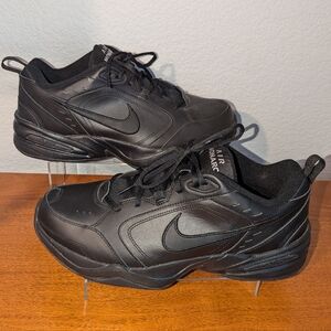 Nike Air Monarch IV Black Shoes 416355-001 Size 12